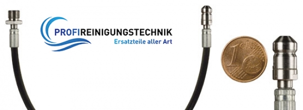 Mini-Rohrreinigungsleitungen mit Düse 350 - 500 Bar / Nennweite 2 / Düsengröße 03